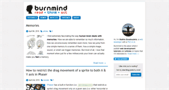 Desktop Screenshot of burnmind.com